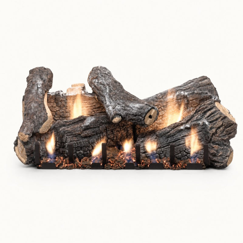 Empire Sassafras Singled-Sided Ventless Gas Log Set — studio