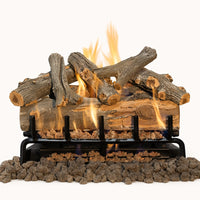 Grand Canyon Arizona Juniper See-Through Vented Gas Log Set — studio