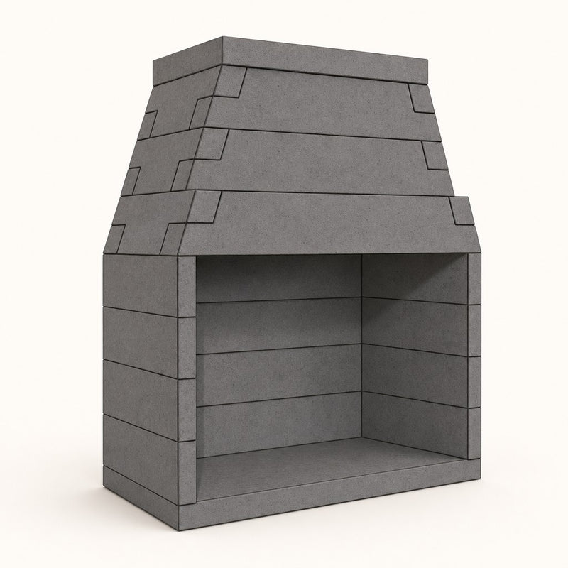 FireRock Conventional California Fireplace - 48" — studio