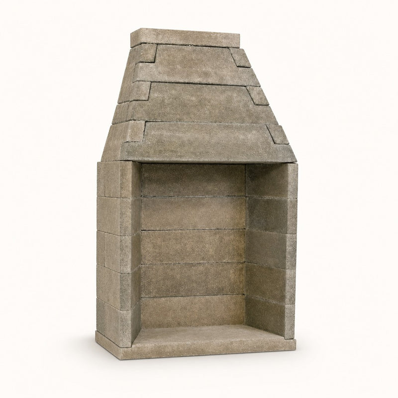 Engineered Rumford Style Masonry Fireplace System - 42" — studio