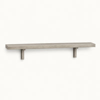 Heritage Industrial Steel Fireplace Mantel Shelf — studio