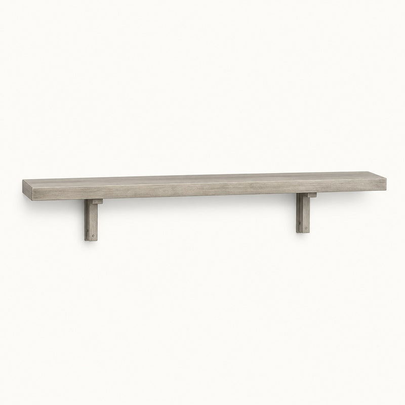 Heritage Industrial Steel Fireplace Mantel Shelf — studio