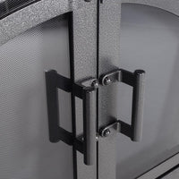 Alexander Natural Iron Masonry Fireplace Door | Standard Sizes - ExceptionalFire