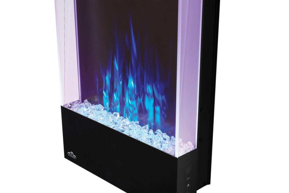 Allure™ Vertical 32 Wall Hanging Electric Fireplace - Model NEFVC32H - ExceptionalFire