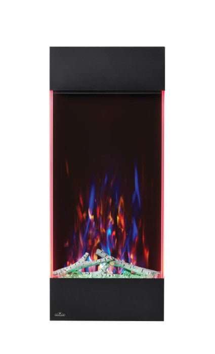 Allure™ Vertical 38 Wall Hanging Electric Fireplace - Model NEFVC38H - ExceptionalFire