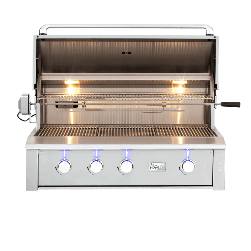 Alturi 42" Built-in Grill — open view