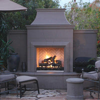 American Fyre Designs Grand Petite Cordova Vent-Free Outdoor Gas Fireplace