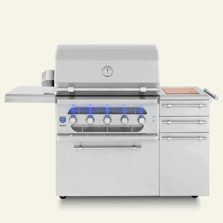 American Made Grills Freestanding Muscle - 36" Hybrid Grill - ExceptionalFire