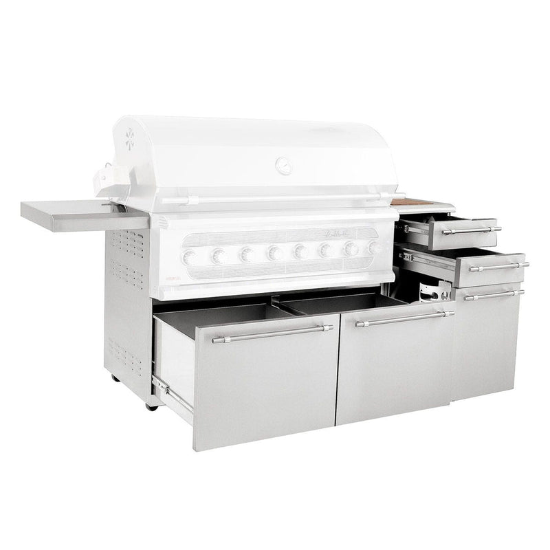 American Made Grills 54" Freestanding Grill Cart for Muscle & Encore