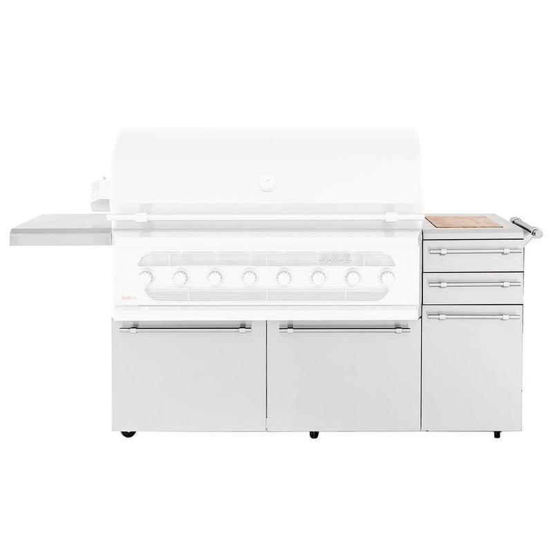 American Made Grills 54" Freestanding Grill Cart for Muscle & Encore