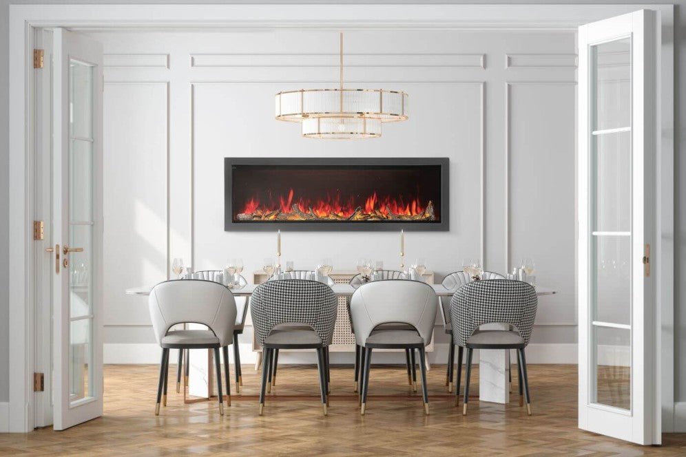 Astound 74" Built-in Electric Fireplace