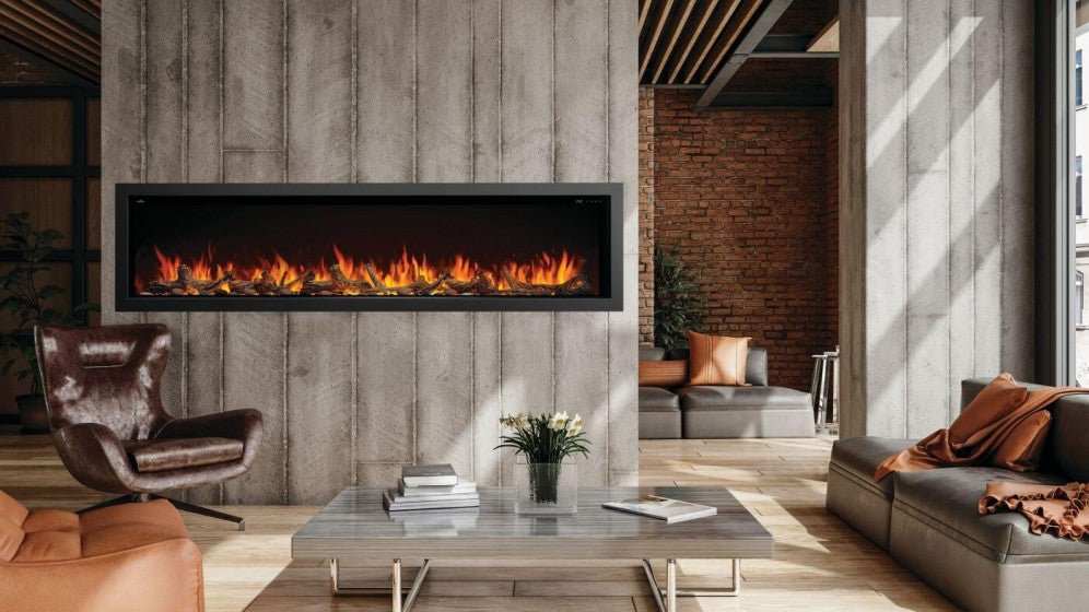 Astound 96" Built-in Electric Fireplace - ExceptionalFire