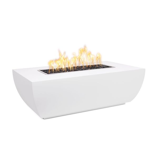 Avalon Linear Powder Coat Steel Fire Pit - ExceptionalFire