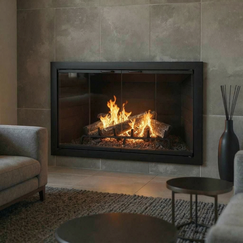 Brookfield - Masonry & Prefab Fireplace Glass Doors | Custom