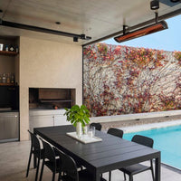 Bromic Tungsten Smart-Heat Black 2000W Electric Patio Heater - 44" - ExceptionalFire