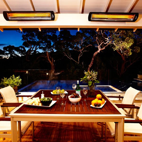 Bromic Tungsten Smart-Heat Black 3000W Electric Patio Heater - 56" - ExceptionalFire