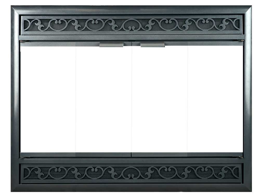Brookfield Deluxe - Magnetic Prefab Fireplace Glass Doors - ExceptionalFire