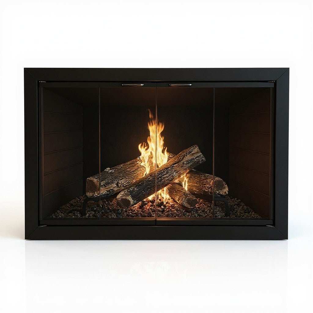 Brookfield - Masonry & Prefab Fireplace Glass Doors - ExceptionalFire