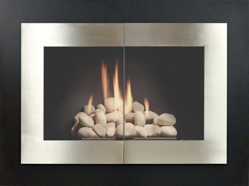 Brooklyn - Single Panel Masonry and Prefab Fireplace Doors - ExceptionalFire