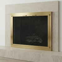 Heritage - Masonry Steel Fireplace Glass Doors | Custom