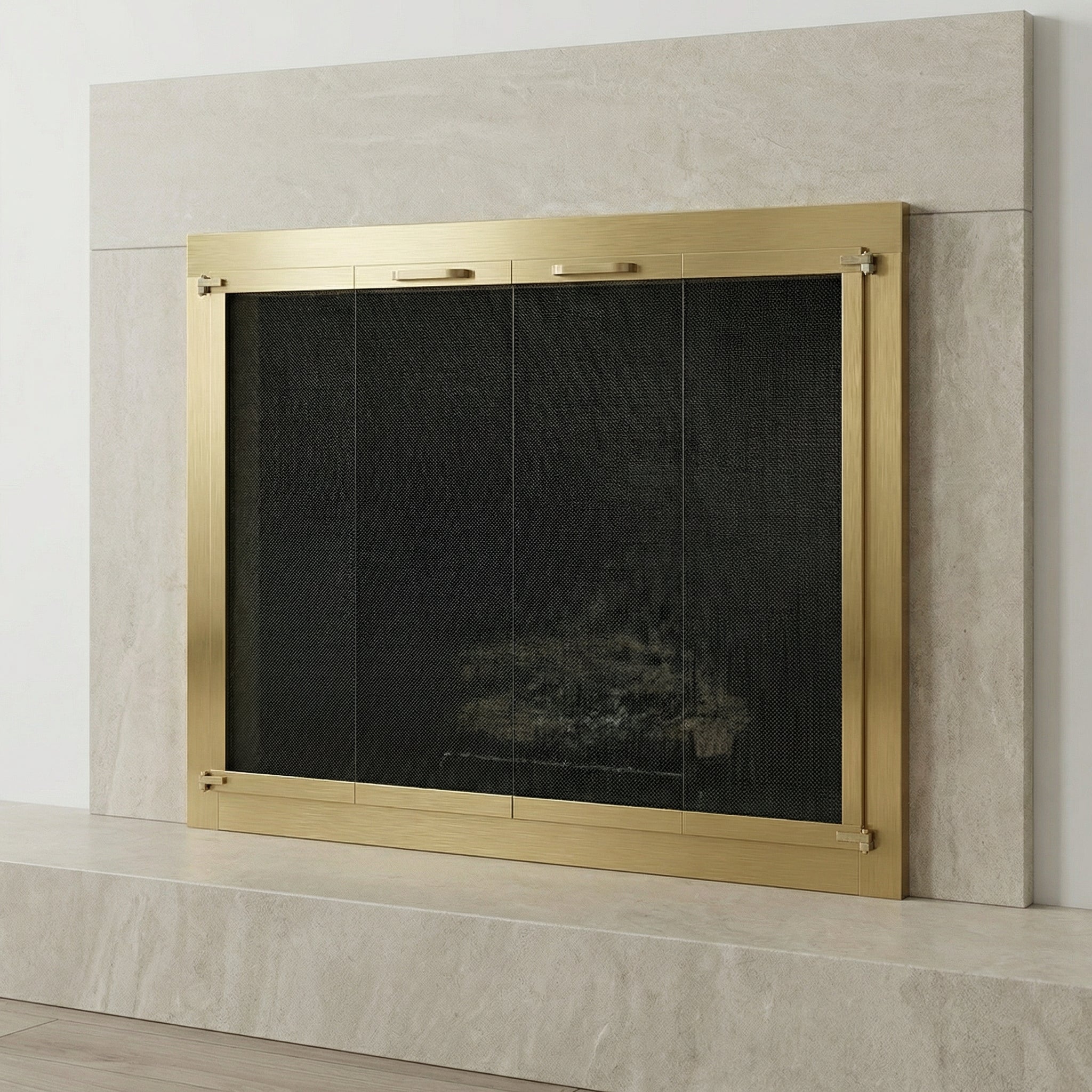Heritage - Masonry Steel Fireplace Glass Doors | Custom