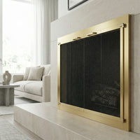 Heritage - Masonry Steel Fireplace Glass Doors | Custom