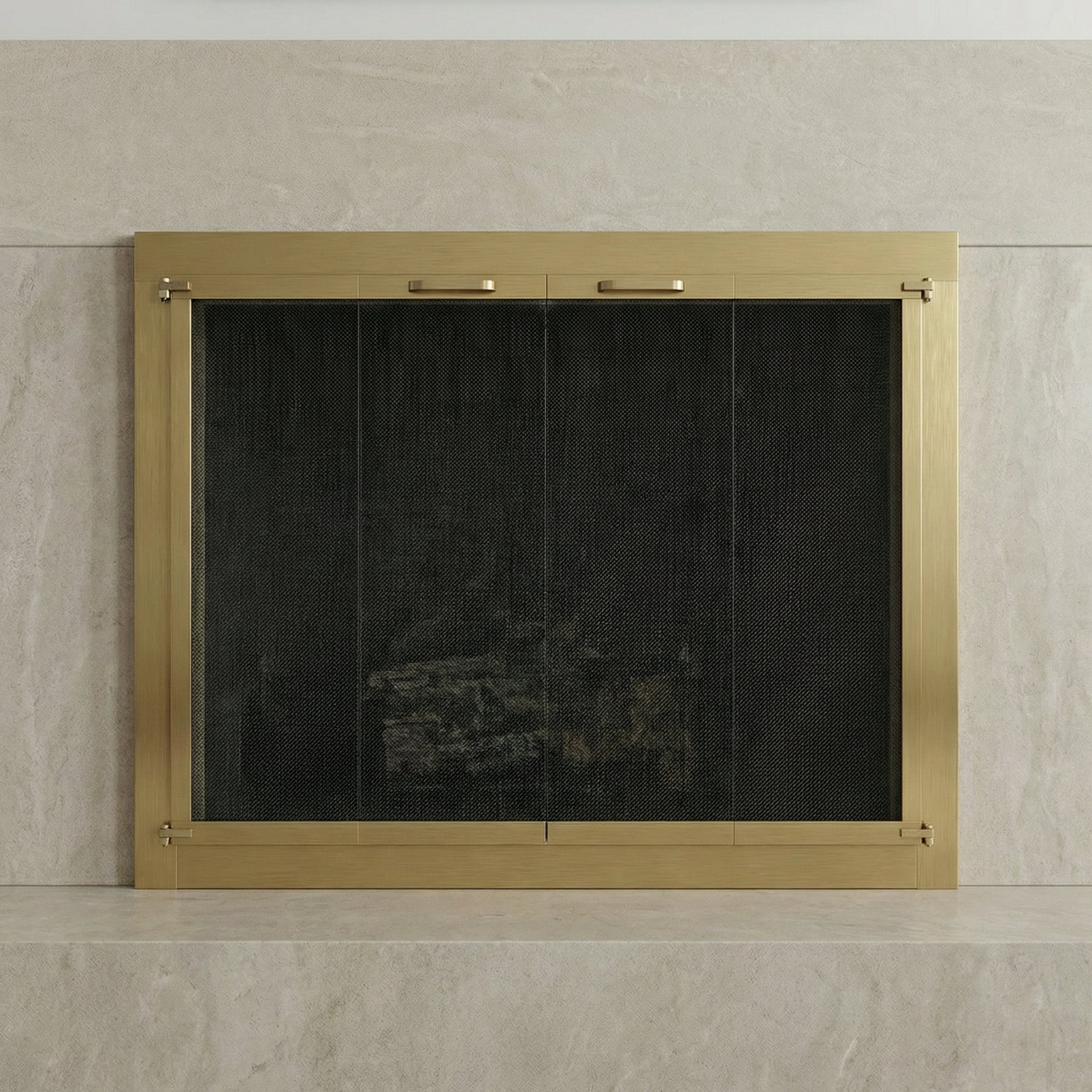 Heritage - Masonry Steel Fireplace Glass Doors | Custom