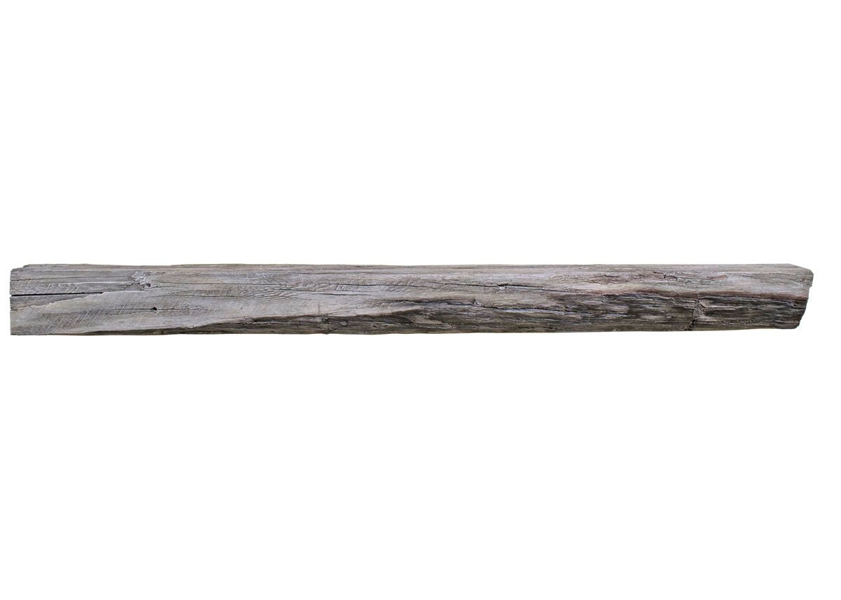 Cabin Pane Non-Combustible Concrete Mantel Shelf Weathered Grey Finish - ExceptionalFire