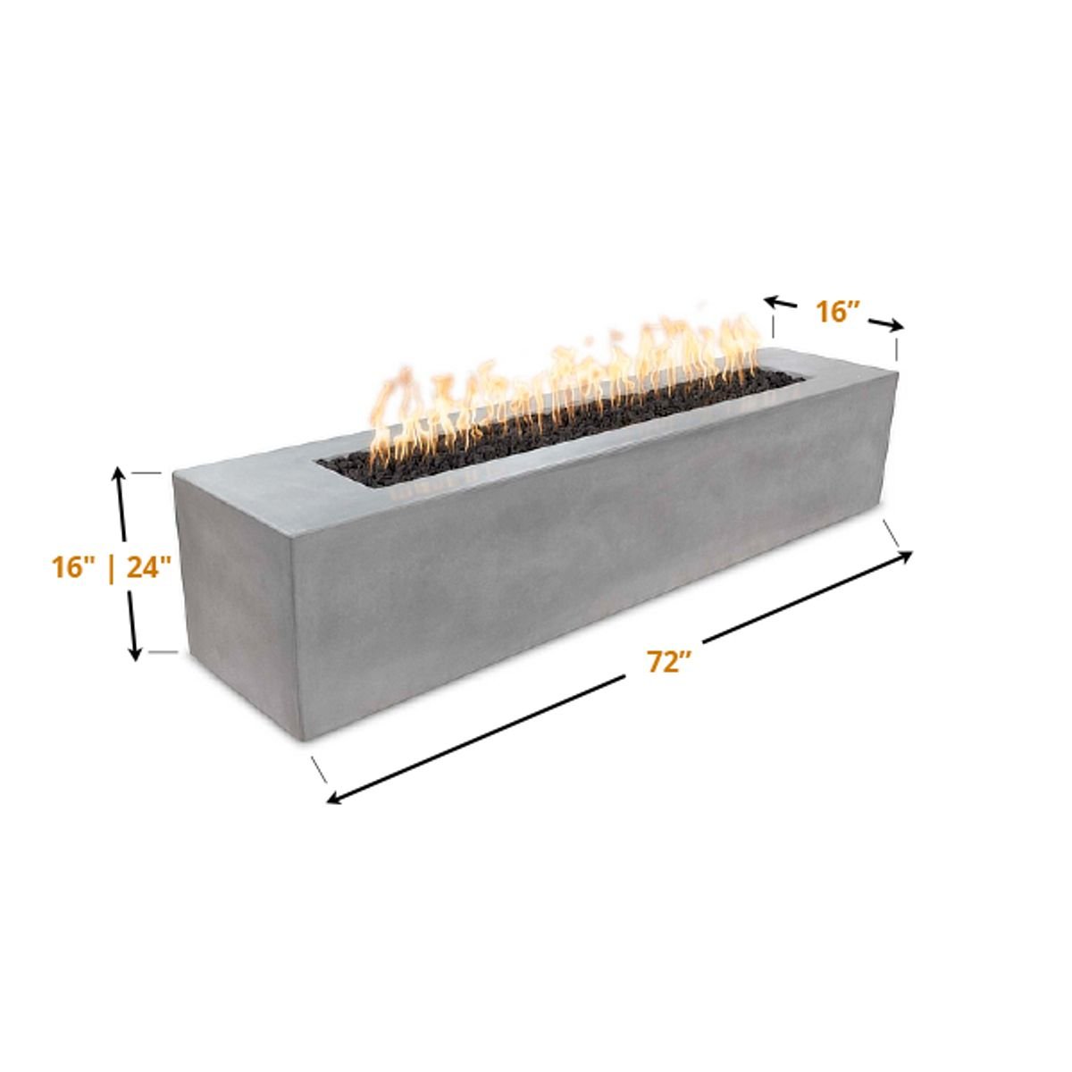 Carmen Concrete Fire Pit - ExceptionalFire