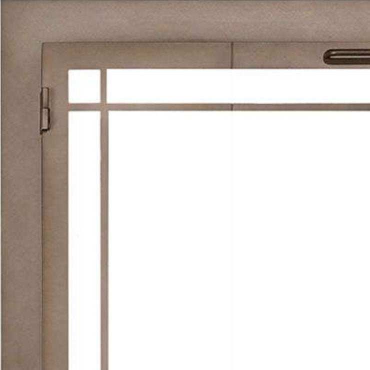 Carolina Window Pane - Masonry & Prefab Fireplace Glass Doors - ExceptionalFire