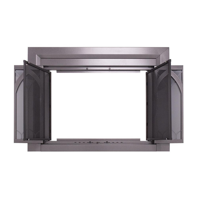 Colt Gun Metal Masonry Fireplace Door | Standard Sizes - ExceptionalFire