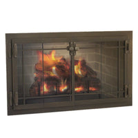 Craftsman - Masonry & Prefab Fireplace Glass Doors - ExceptionalFire