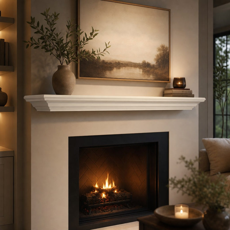 Cumberland Wood Mantel Shelf Kit Luna