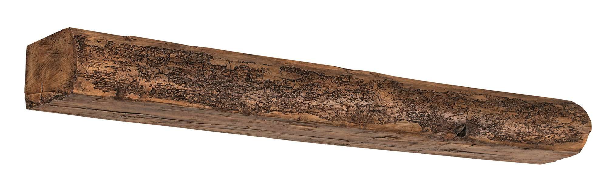 Cumberland Live Edge Non-Combustible Mantel Shelf Fieldstone Finish - ExceptionalFire