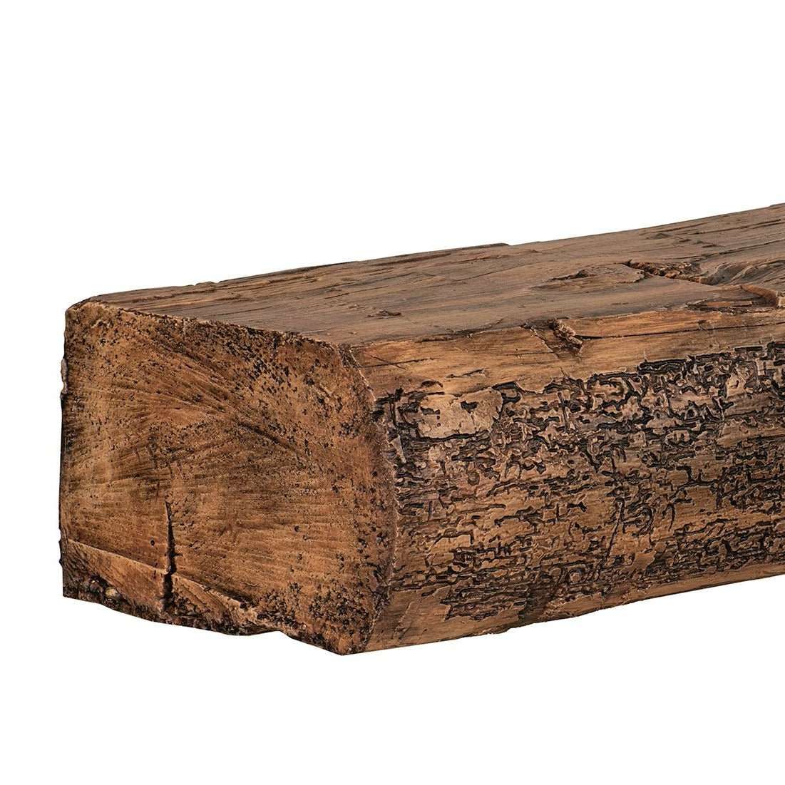 Cumberland Live Edge Non-Combustible Mantel Shelf Fieldstone Finish - ExceptionalFire