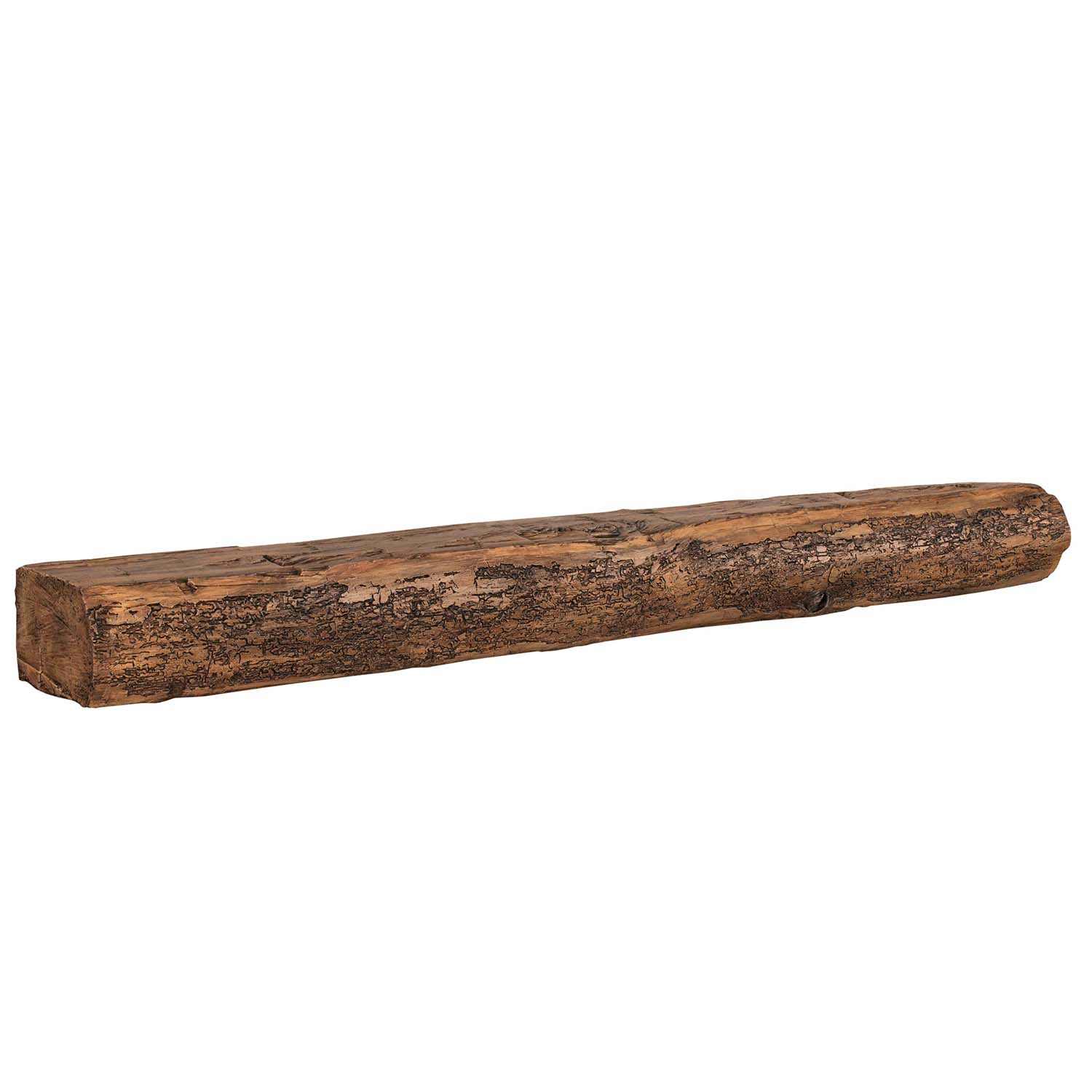 Cumberland Live Edge Non-Combustible Mantel Shelf Fieldstone Finish - ExceptionalFire