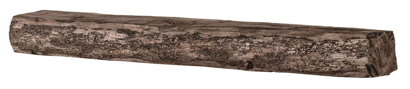 Cumberland Live Edge Non-Combustible Mantel Shelf RIVER ROCK Finish - ExceptionalFire