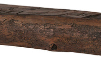 Cumberland Live Edge Non-Combustible Mantel Shelf TOASTED RYE Finish - ExceptionalFire