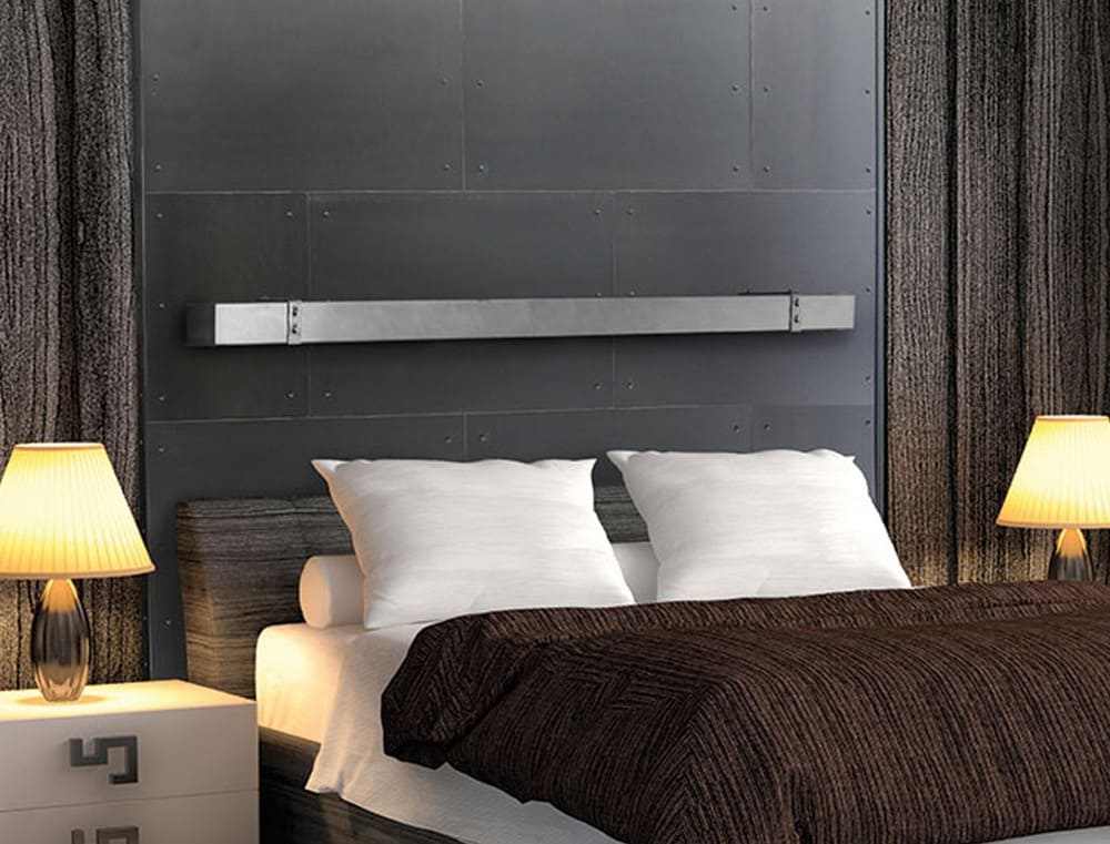 Custom Metal Floating Mantel Shelf: Non-Combustible, 25+ Finishes, Any Size - Stoll Industries - ExceptionalFire