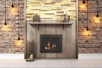 Custom Metal Floating Mantel Shelf: Non-Combustible, 25+ Finishes, Any Size - Stoll Industries - ExceptionalFire