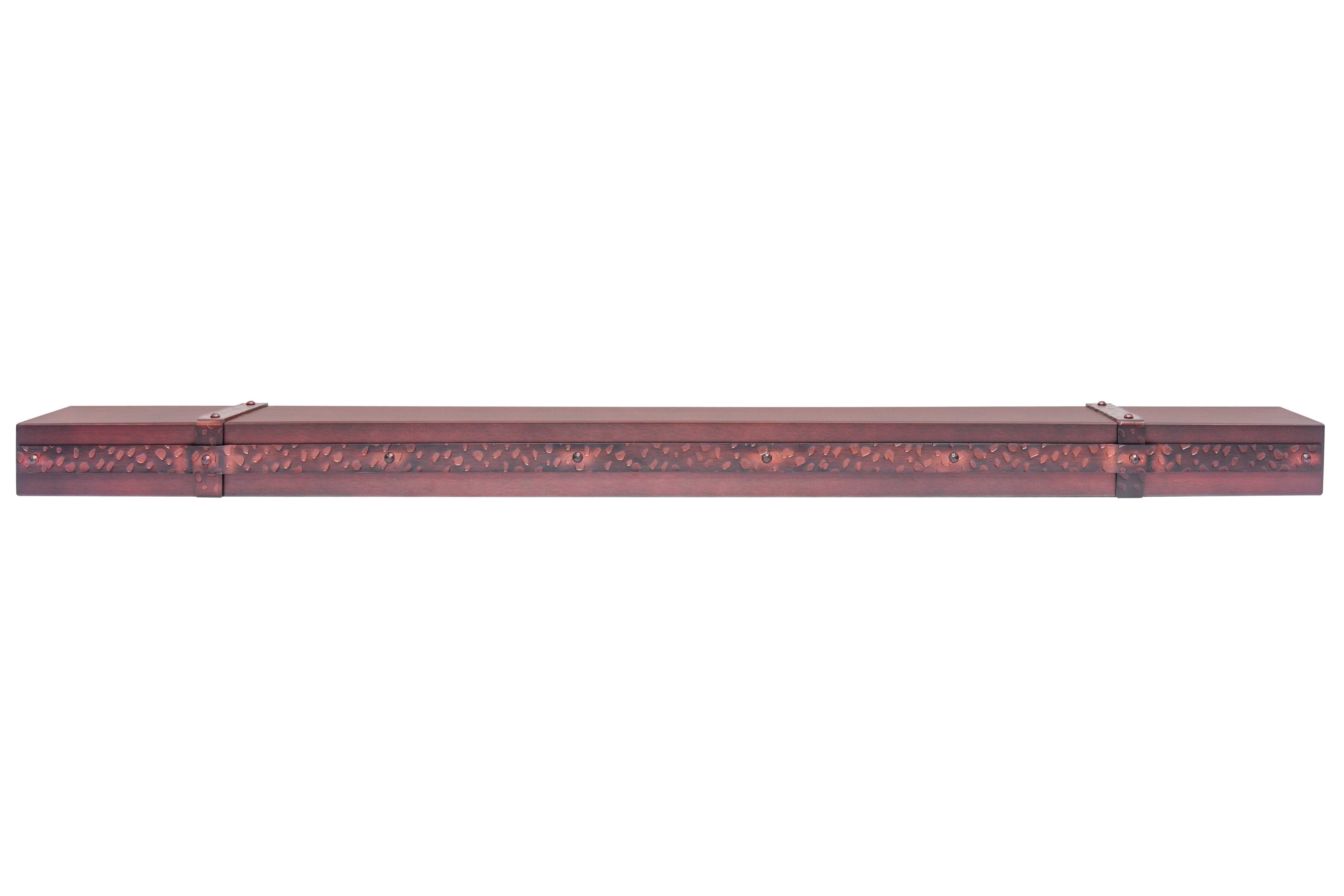 Custom Metal Floating Mantel Shelf: Non-Combustible, 25+ Finishes, Any Size - Stoll Industries - ExceptionalFire