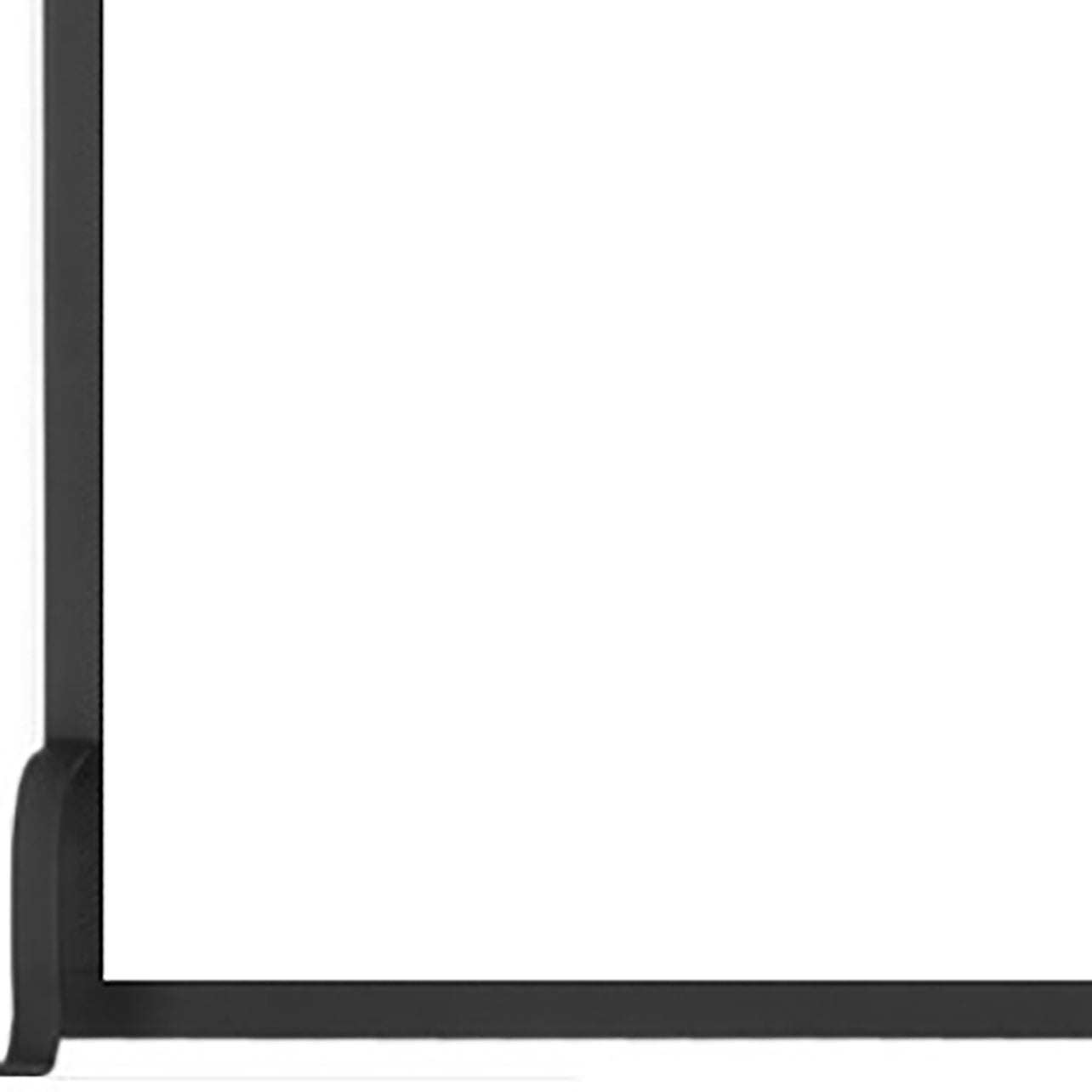 Custom Steel Arch Free Standing Fireplace Screen - Carolina - ExceptionalFire