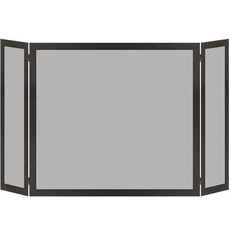Custom steel free standing folding screens with 3/16" solid steel frame and heavy gauge wire mesh, made in USA
