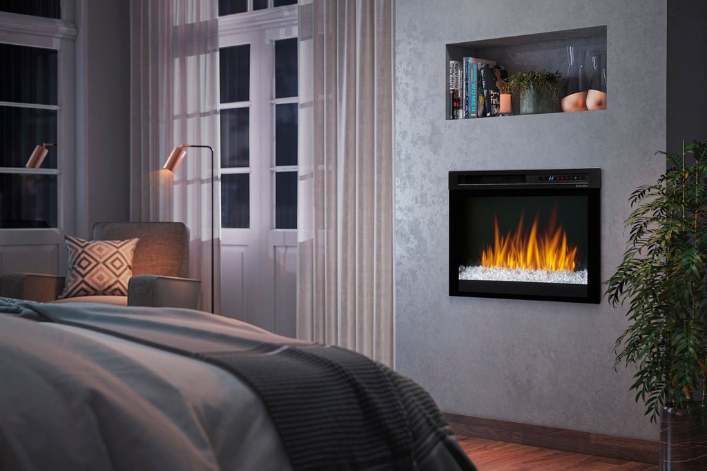 Dimplex 26" Multi-Fire XHD Plug-in Electric Firebox Glass Ember Bed - Model XHD26G - ExceptionalFire
