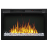 Dimplex 33" Multi-Fire XHD Plug-in Electric Firebox Glass Ember Bed - Model XHD33G - ExceptionalFire