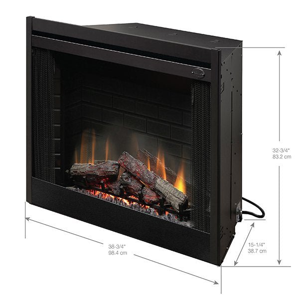 Dimplex 39" Deluxe Built-In Electric Firebox Log Set - Model BF39DXP - ExceptionalFire