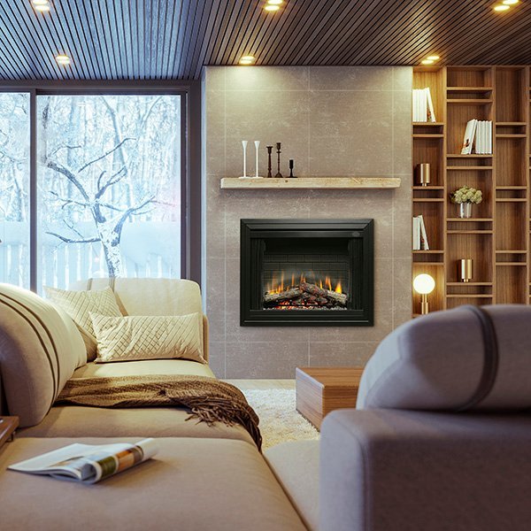Dimplex 39" Deluxe Built-In Electric Firebox Log Set - Model BF39DXP - ExceptionalFire