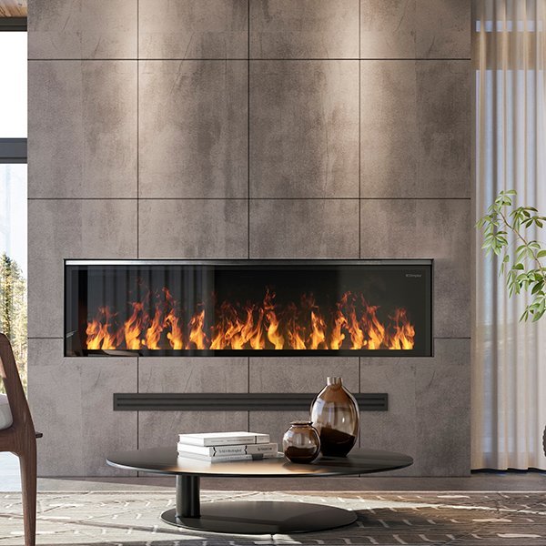 Dimplex 66'' Opti-Myst Linear Built-In Electric Fireplace - Model OLF66-AM - ExceptionalFire