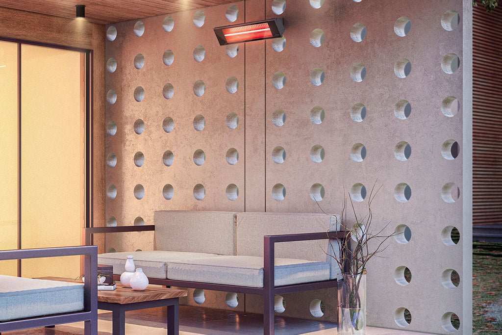 Dimplex DIR 1800W Outdoor/Indoor Infrared Electric Heater - Model DIR18A10GR - ExceptionalFire
