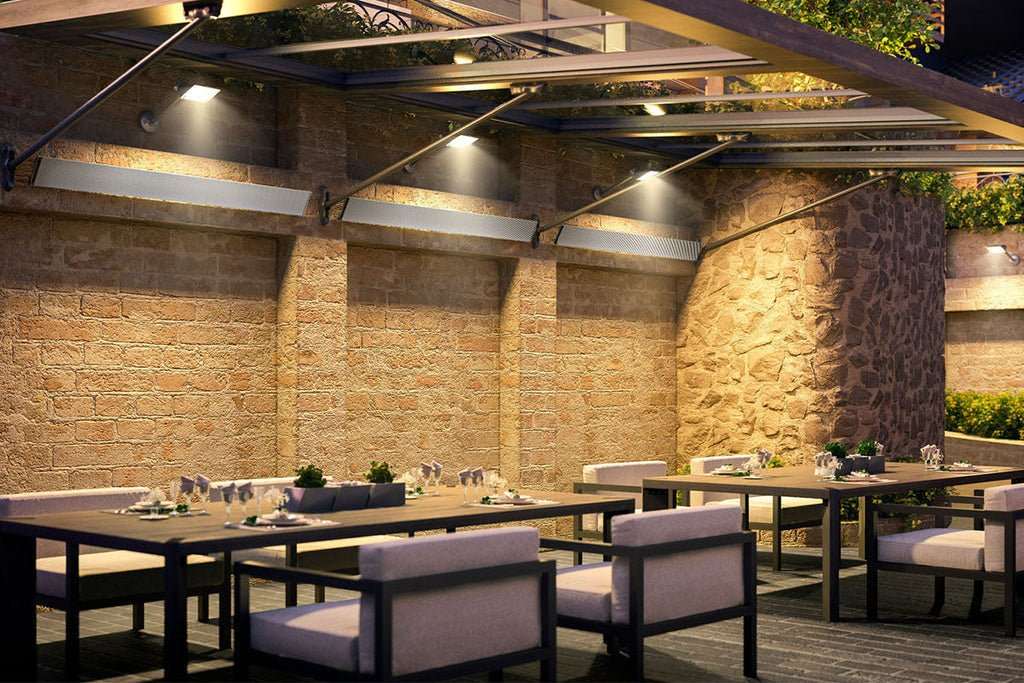 Dimplex DLW 3200W Outdoor/Indoor Radiant Electric Heater | White - Model DLW3200W24 - ExceptionalFire